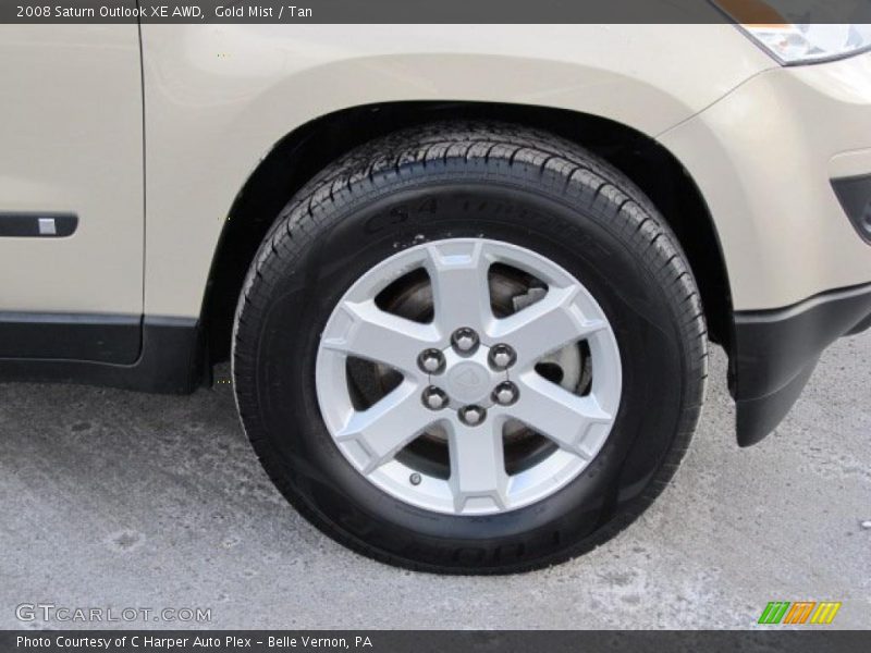 Gold Mist / Tan 2008 Saturn Outlook XE AWD