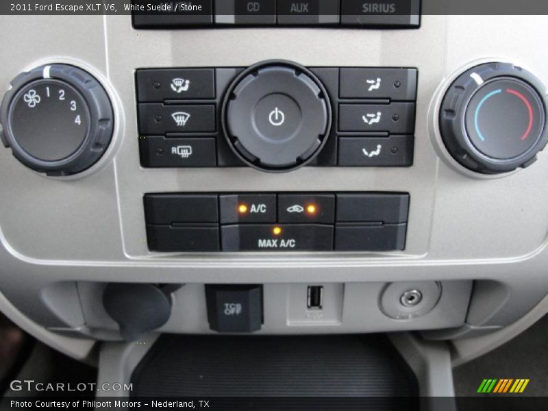 White Suede / Stone 2011 Ford Escape XLT V6