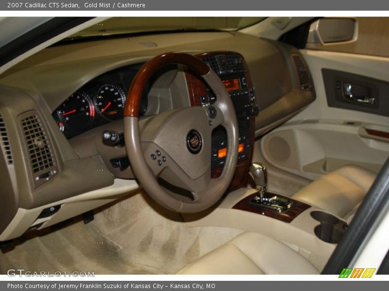 Gold Mist / Cashmere 2007 Cadillac CTS Sedan