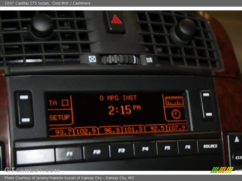 Gold Mist / Cashmere 2007 Cadillac CTS Sedan