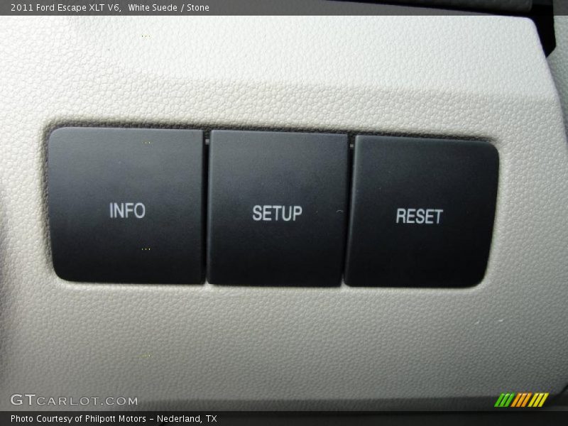 White Suede / Stone 2011 Ford Escape XLT V6