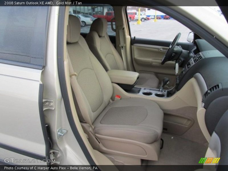 Gold Mist / Tan 2008 Saturn Outlook XE AWD
