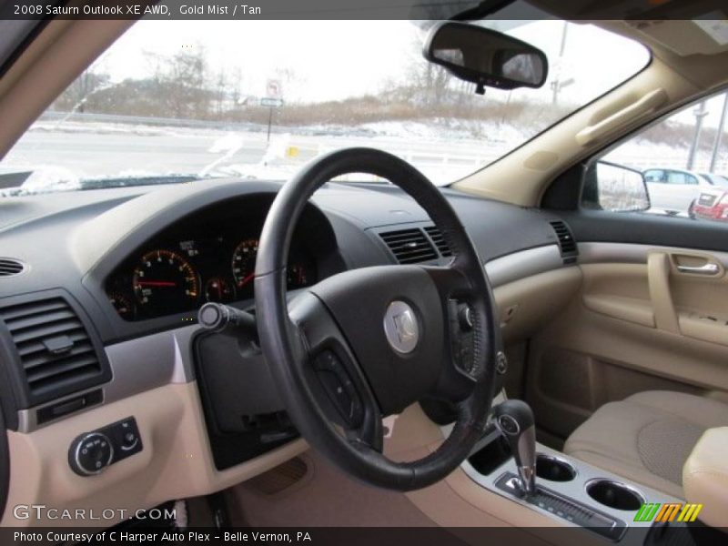  2008 Outlook XE AWD Tan Interior