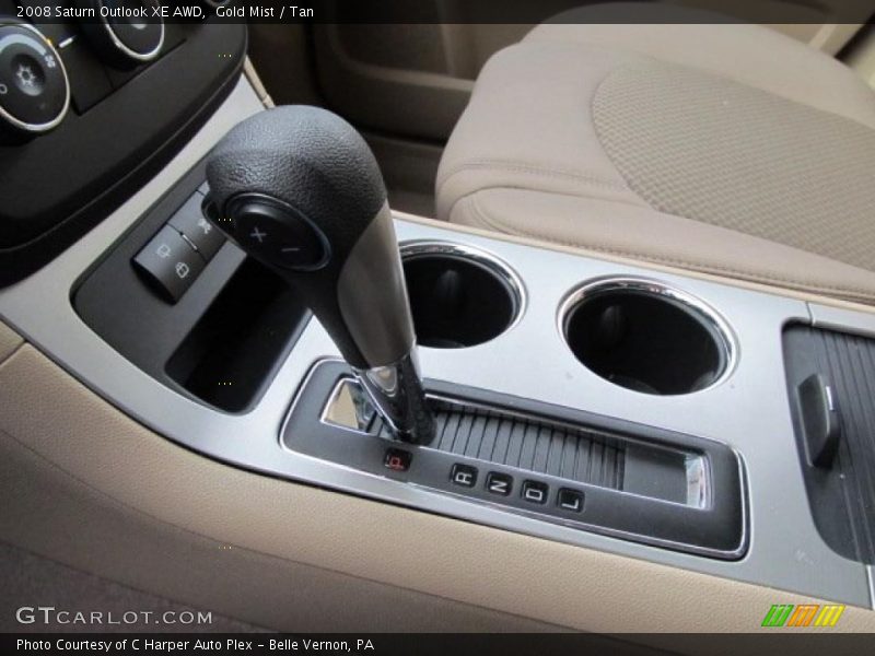  2008 Outlook XE AWD 6 Speed Automatic Shifter