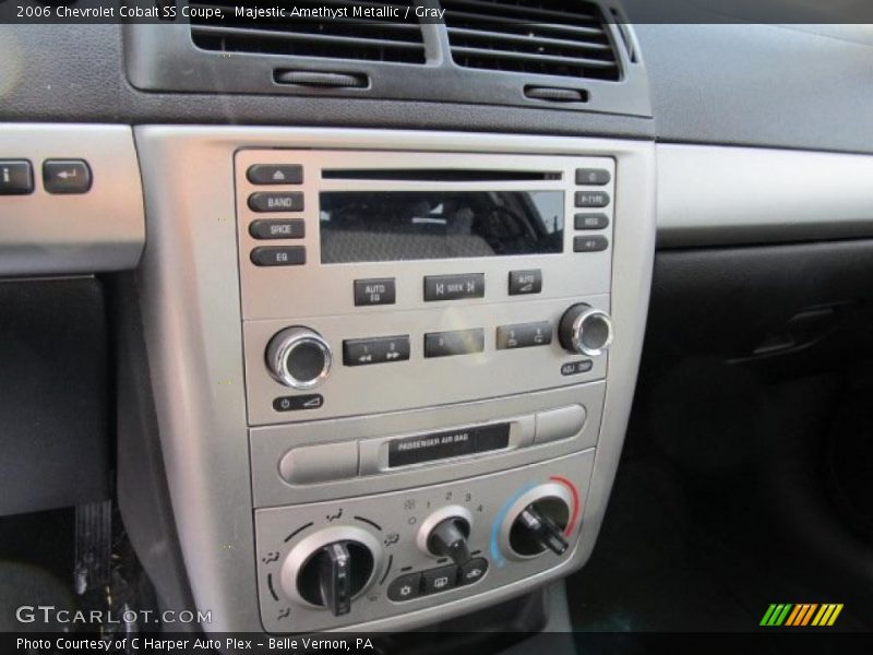 Controls of 2006 Cobalt SS Coupe