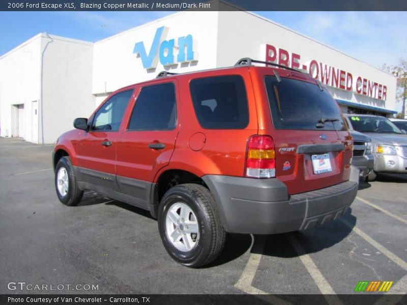 Blazing Copper Metallic / Medium/Dark Flint 2006 Ford Escape XLS