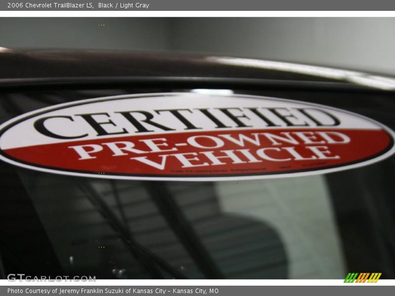Black / Light Gray 2006 Chevrolet TrailBlazer LS