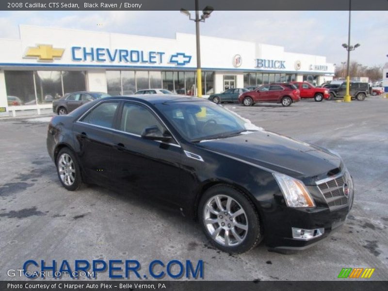 Black Raven / Ebony 2008 Cadillac CTS Sedan