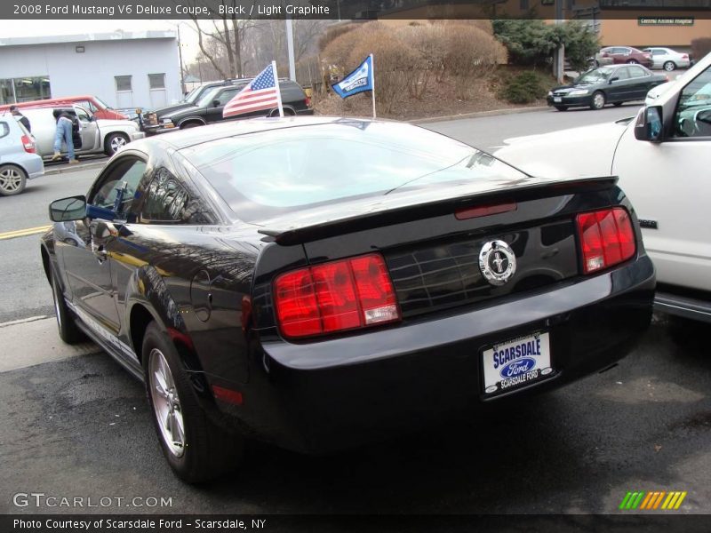 Black / Light Graphite 2008 Ford Mustang V6 Deluxe Coupe