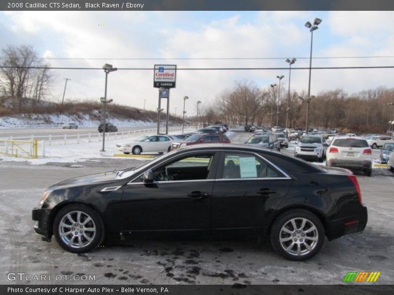 Black Raven / Ebony 2008 Cadillac CTS Sedan