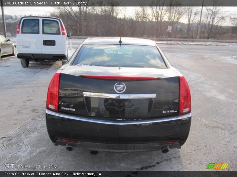 Black Raven / Ebony 2008 Cadillac CTS Sedan