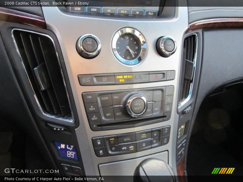 Black Raven / Ebony 2008 Cadillac CTS Sedan