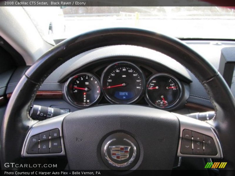 Black Raven / Ebony 2008 Cadillac CTS Sedan