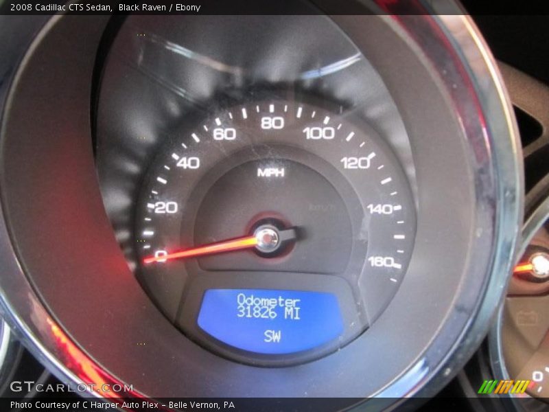 Black Raven / Ebony 2008 Cadillac CTS Sedan