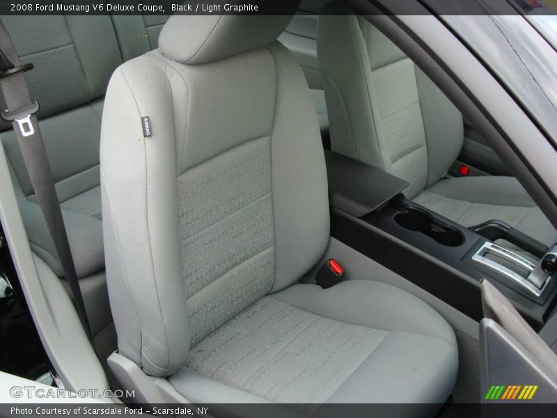 Black / Light Graphite 2008 Ford Mustang V6 Deluxe Coupe