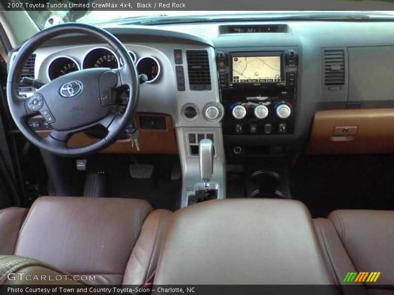 Black / Red Rock 2007 Toyota Tundra Limited CrewMax 4x4