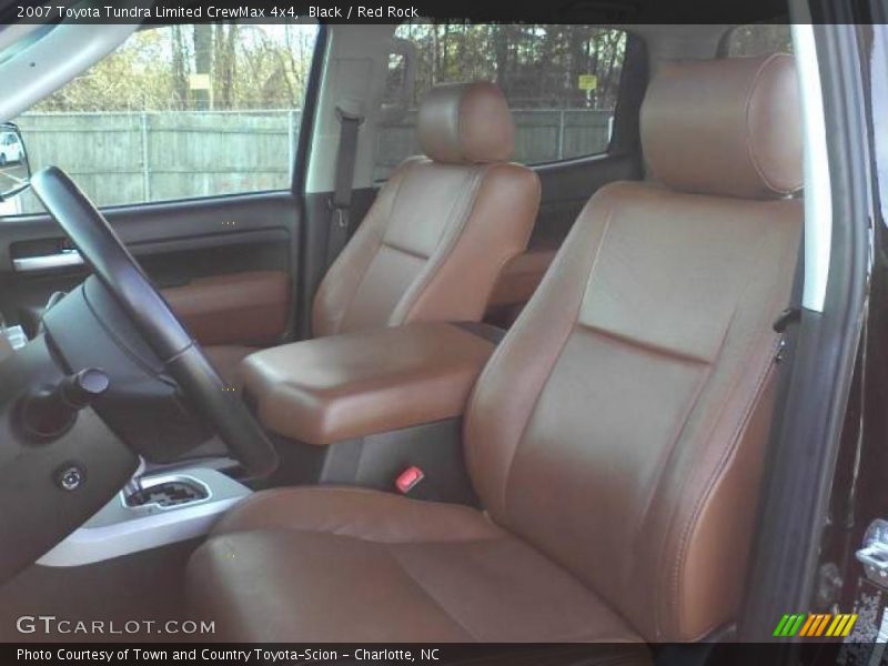Black / Red Rock 2007 Toyota Tundra Limited CrewMax 4x4