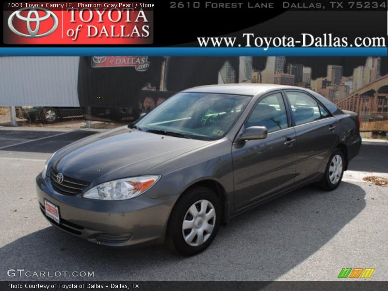 Phantom Gray Pearl / Stone 2003 Toyota Camry LE