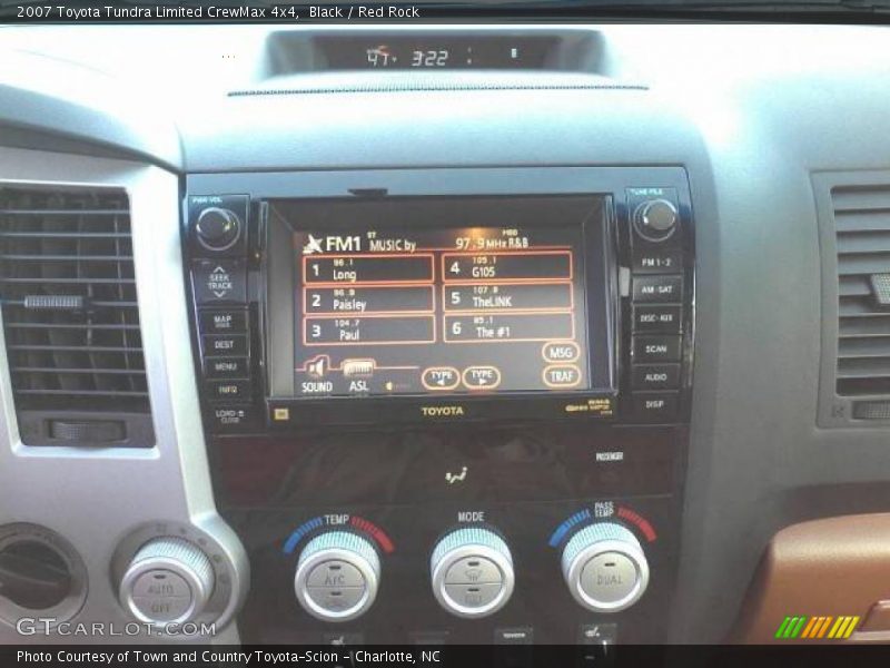 Black / Red Rock 2007 Toyota Tundra Limited CrewMax 4x4