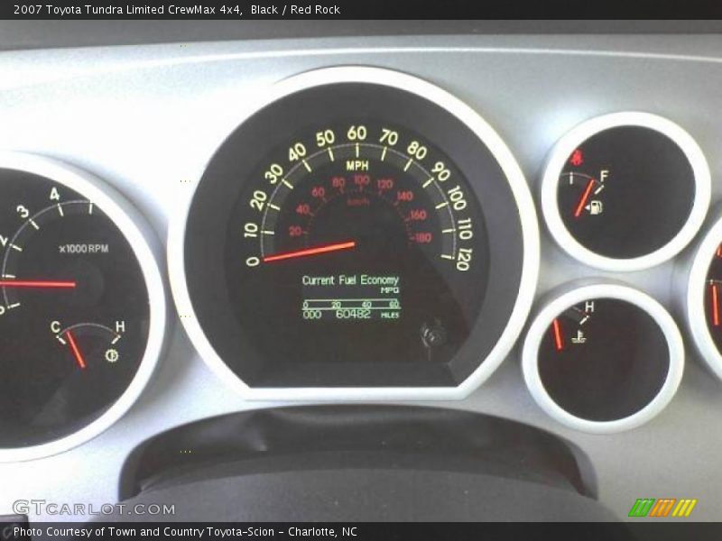 Black / Red Rock 2007 Toyota Tundra Limited CrewMax 4x4