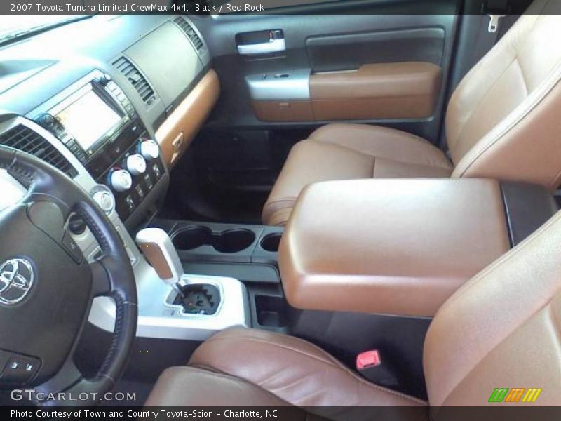 Black / Red Rock 2007 Toyota Tundra Limited CrewMax 4x4