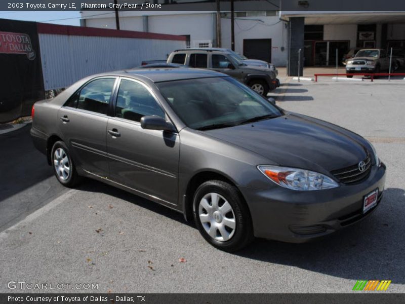 Phantom Gray Pearl / Stone 2003 Toyota Camry LE