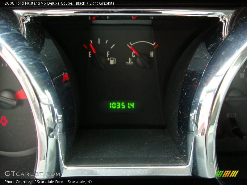 Black / Light Graphite 2008 Ford Mustang V6 Deluxe Coupe