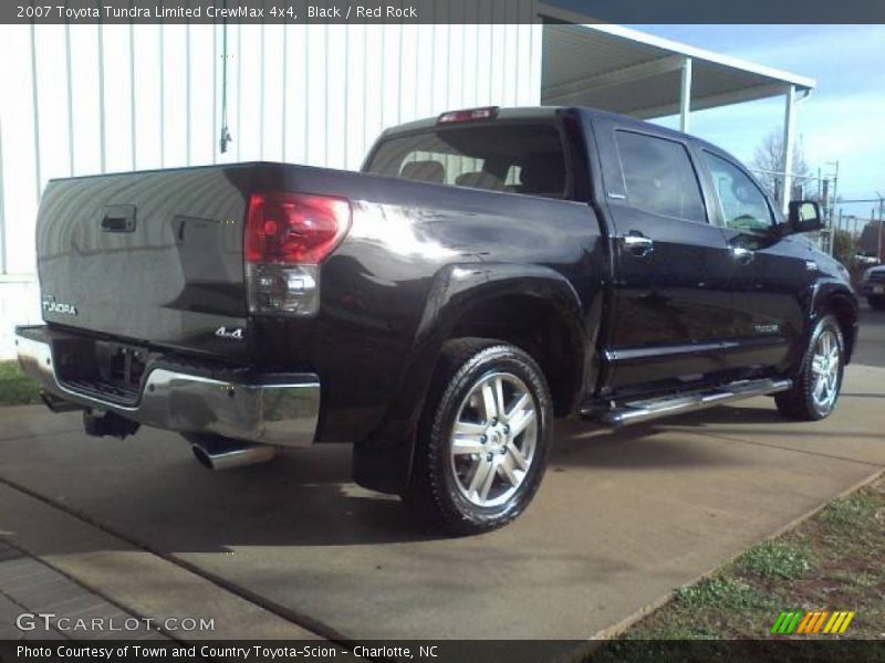 Black / Red Rock 2007 Toyota Tundra Limited CrewMax 4x4