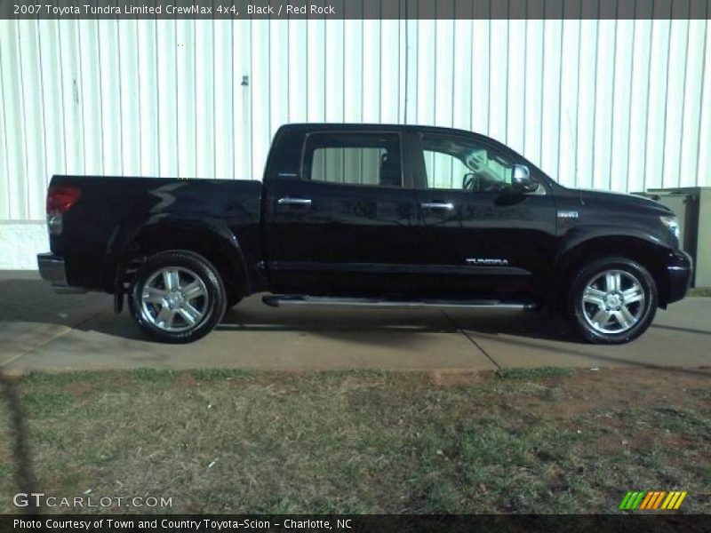 Black / Red Rock 2007 Toyota Tundra Limited CrewMax 4x4