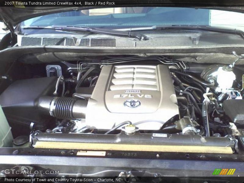Black / Red Rock 2007 Toyota Tundra Limited CrewMax 4x4
