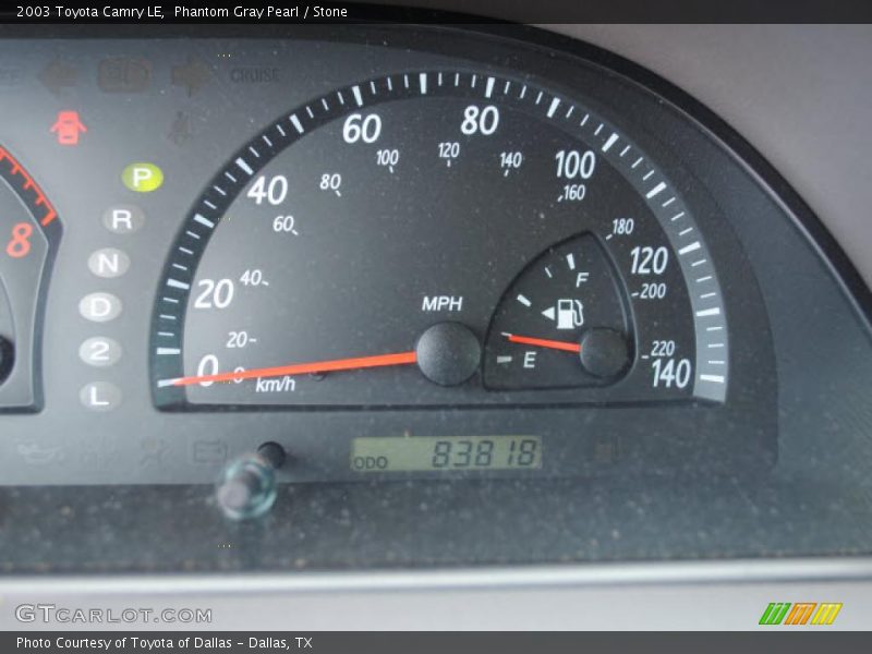 Phantom Gray Pearl / Stone 2003 Toyota Camry LE