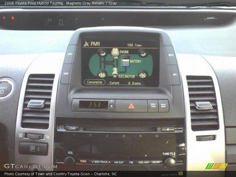 Magnetic Gray Metallic / Gray 2008 Toyota Prius Hybrid Touring