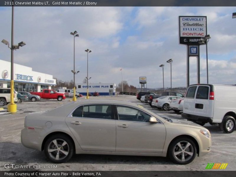 Gold Mist Metallic / Ebony 2011 Chevrolet Malibu LT