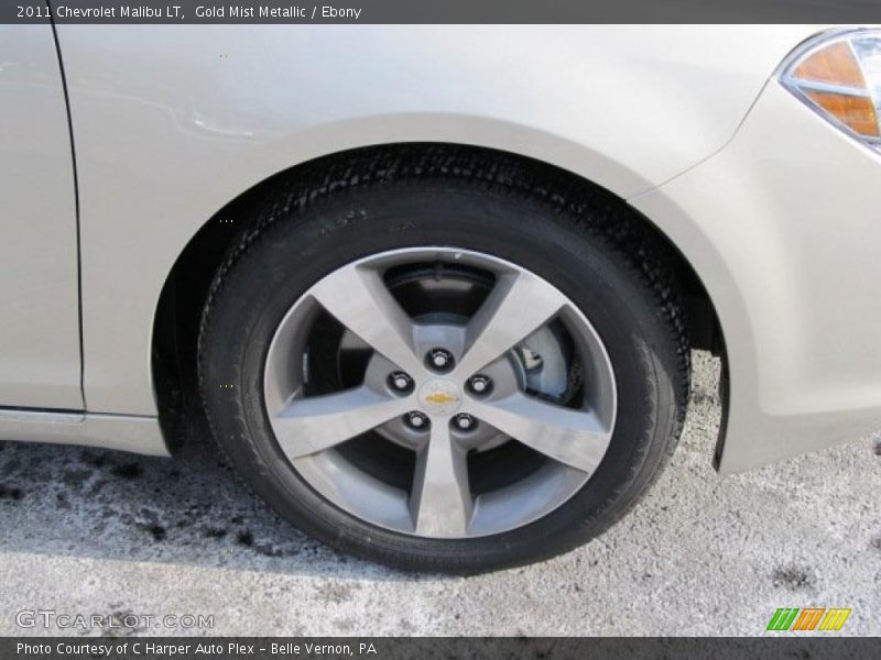 Gold Mist Metallic / Ebony 2011 Chevrolet Malibu LT