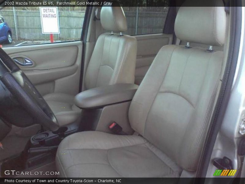Parchment Gold Metallic / Gray 2002 Mazda Tribute ES V6
