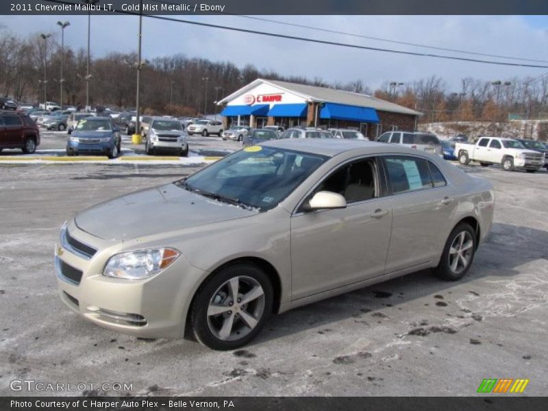 Gold Mist Metallic / Ebony 2011 Chevrolet Malibu LT
