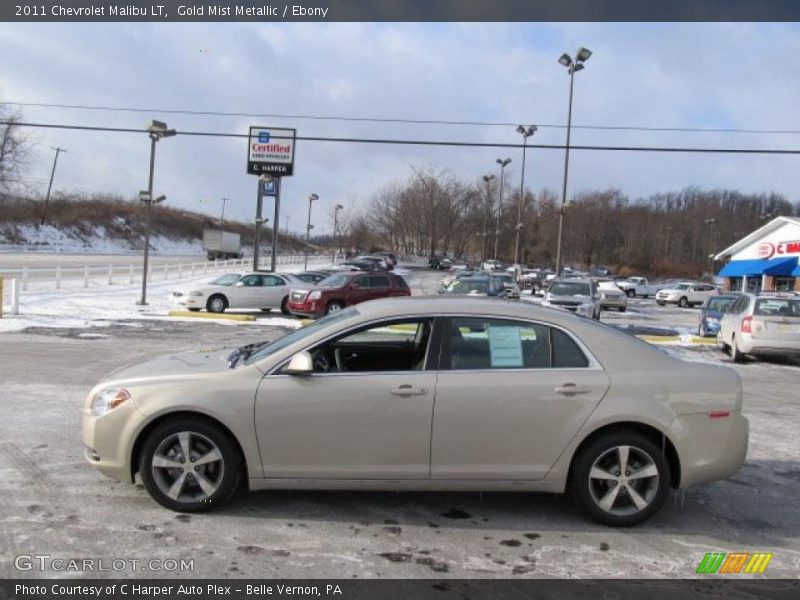 Gold Mist Metallic / Ebony 2011 Chevrolet Malibu LT