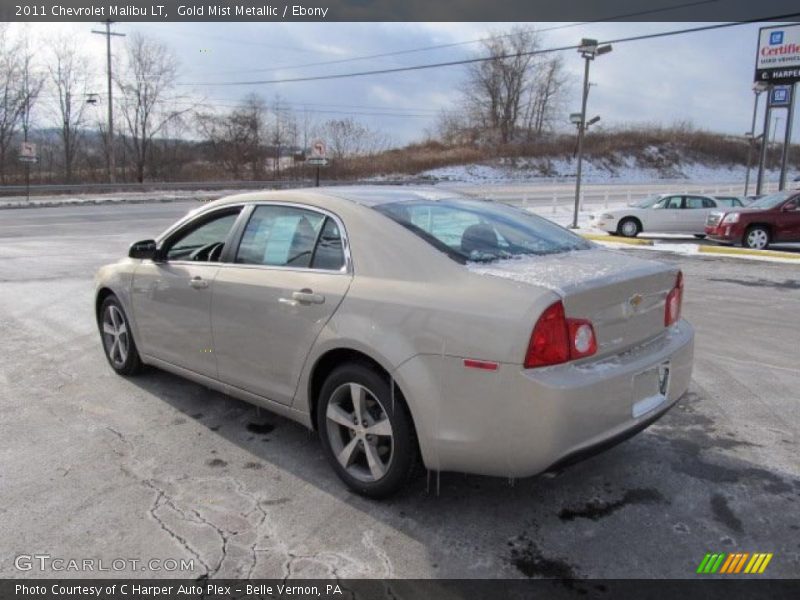 Gold Mist Metallic / Ebony 2011 Chevrolet Malibu LT