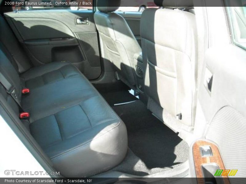 Oxford White / Black 2008 Ford Taurus Limited