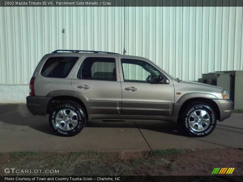 Parchment Gold Metallic / Gray 2002 Mazda Tribute ES V6