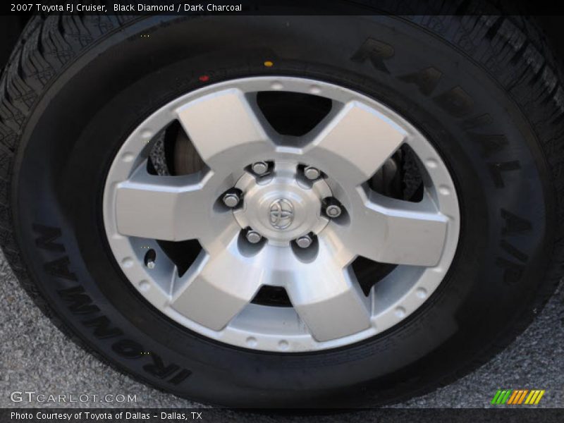 Black Diamond / Dark Charcoal 2007 Toyota FJ Cruiser