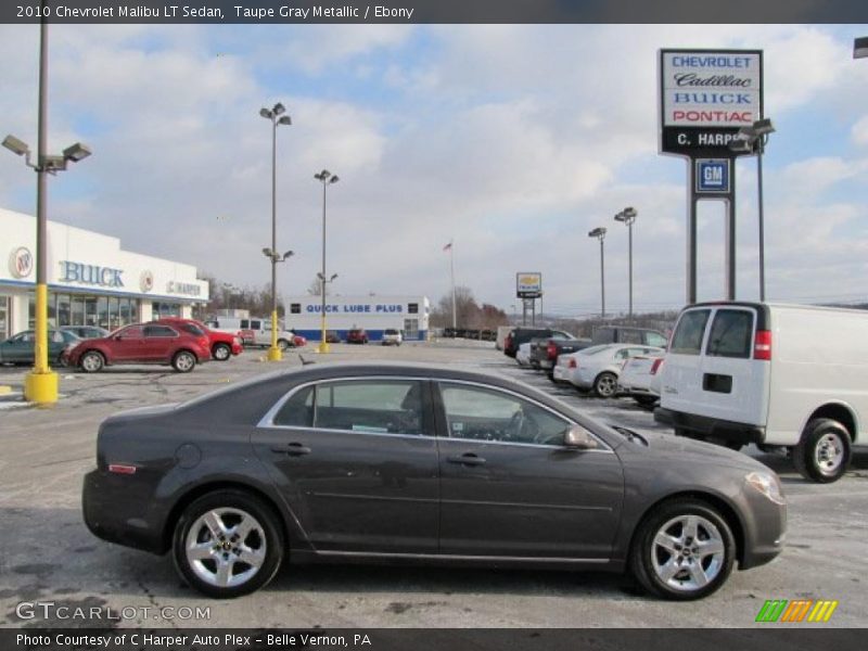 Taupe Gray Metallic / Ebony 2010 Chevrolet Malibu LT Sedan