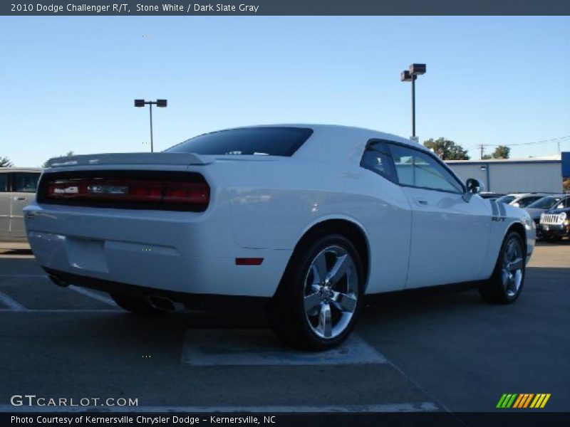 Stone White / Dark Slate Gray 2010 Dodge Challenger R/T