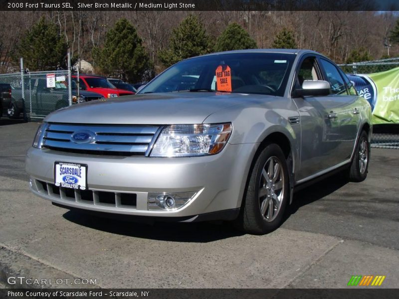 Silver Birch Metallic / Medium Light Stone 2008 Ford Taurus SEL