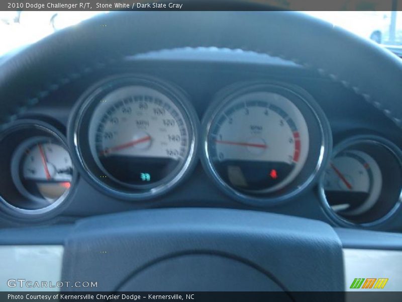Stone White / Dark Slate Gray 2010 Dodge Challenger R/T