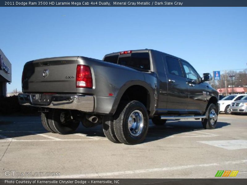  2011 Ram 3500 HD Laramie Mega Cab 4x4 Dually Mineral Gray Metallic