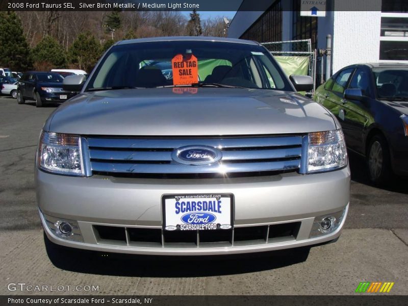 Silver Birch Metallic / Medium Light Stone 2008 Ford Taurus SEL