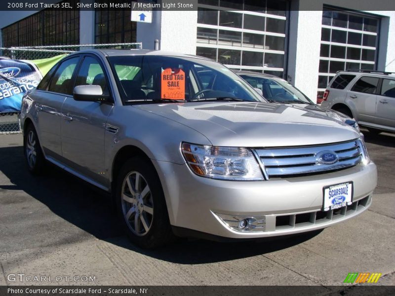Silver Birch Metallic / Medium Light Stone 2008 Ford Taurus SEL