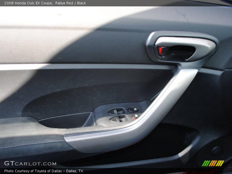 Rallye Red / Black 2008 Honda Civic EX Coupe