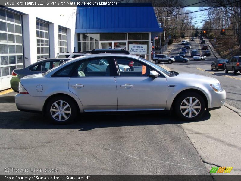Silver Birch Metallic / Medium Light Stone 2008 Ford Taurus SEL